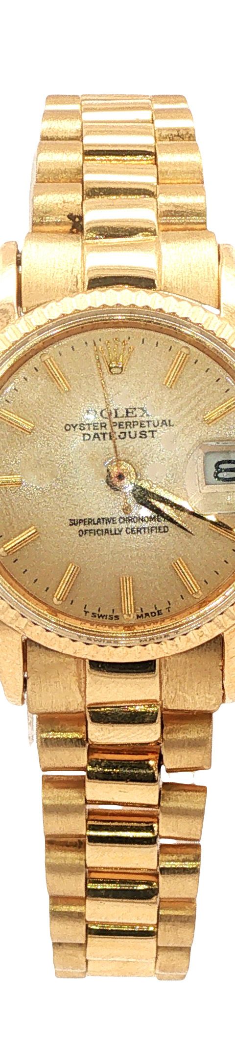 Vintage Rolex Datejust 18K Gold Watch